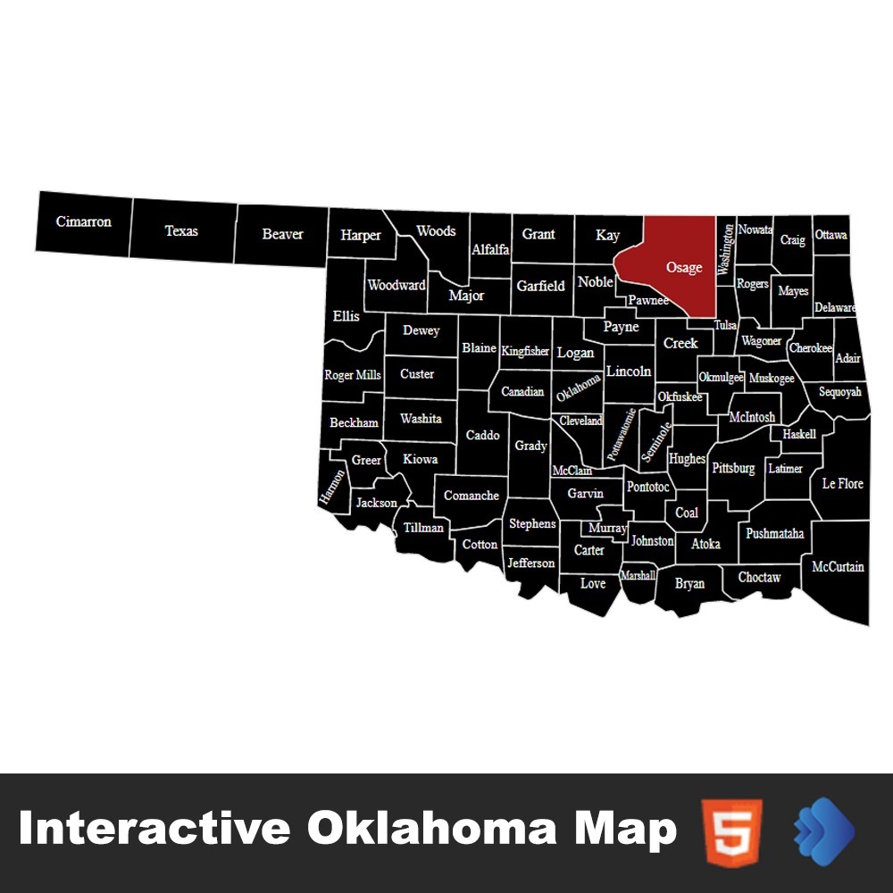 Interactive Oklahoma Map