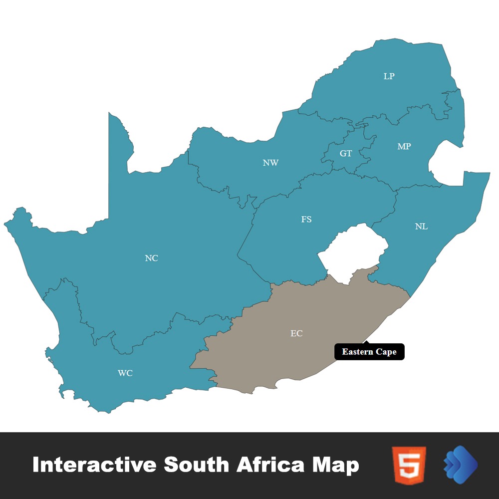 Interactive South Africa Map