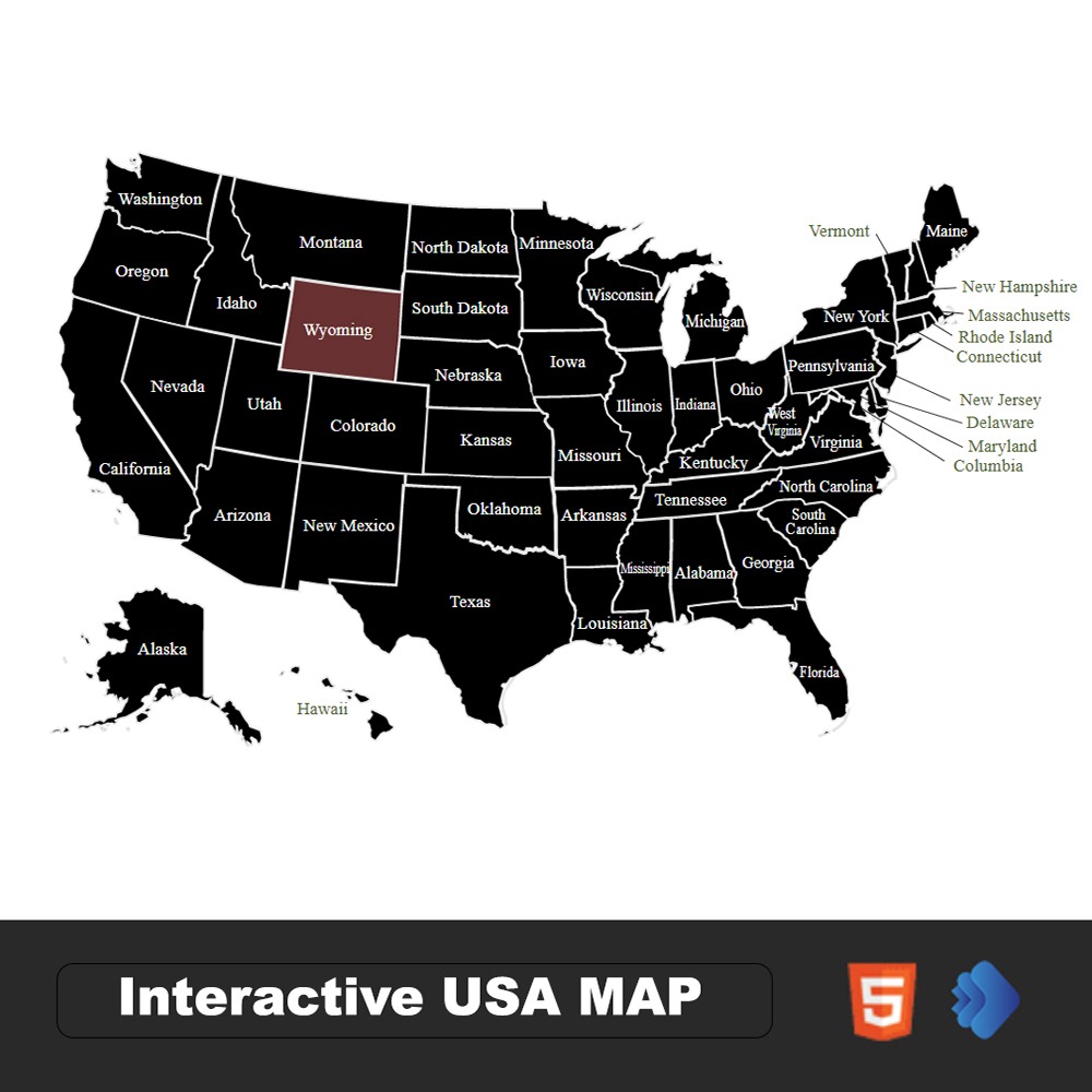 Interactive USA Map