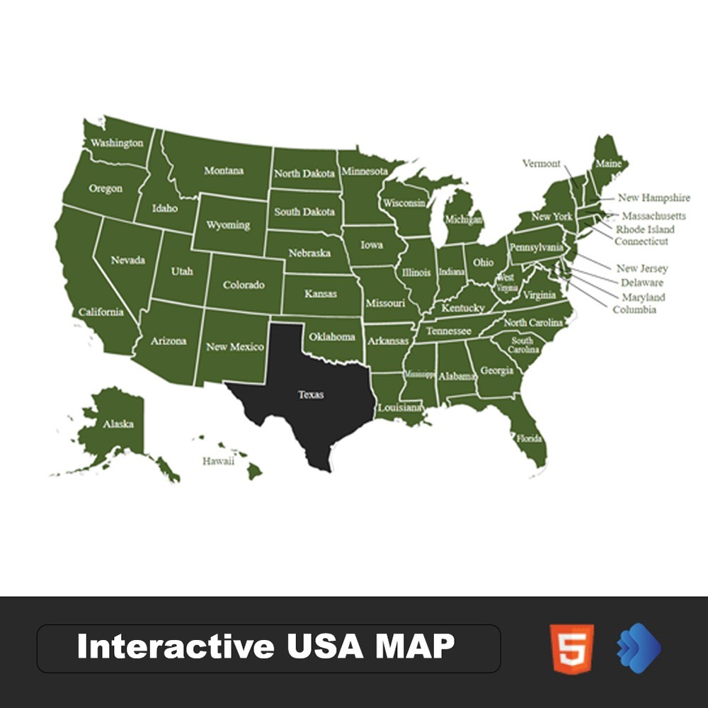 Interactive USA Map