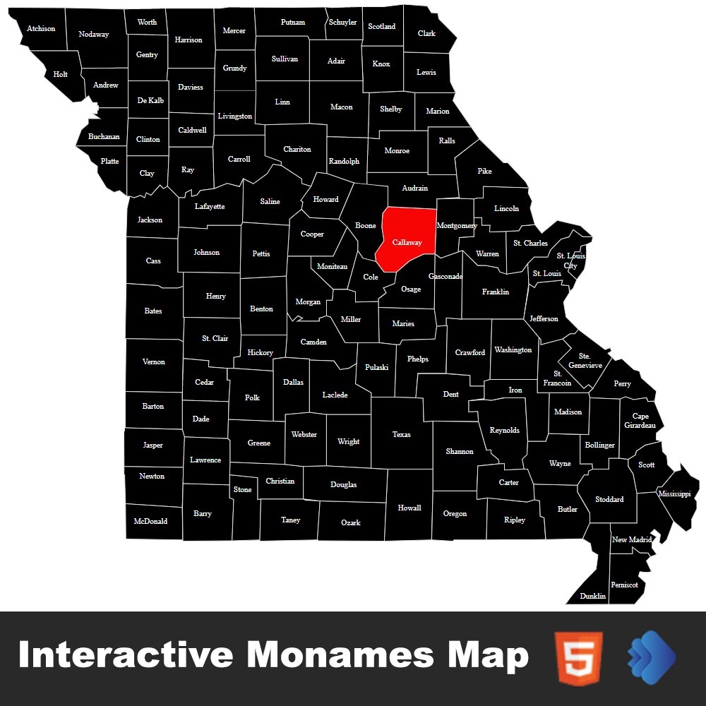 Interative Monames Map