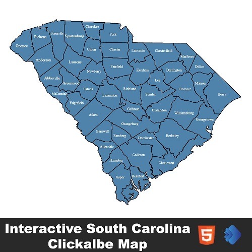 Interactive South Carolina Map