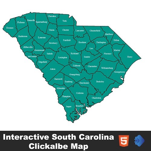 Interactive South Carolina Map