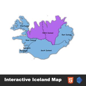 Interactive Iceland Map