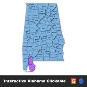 Interactive Alabama MAP