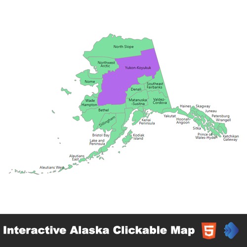 Interactive Alaska Map